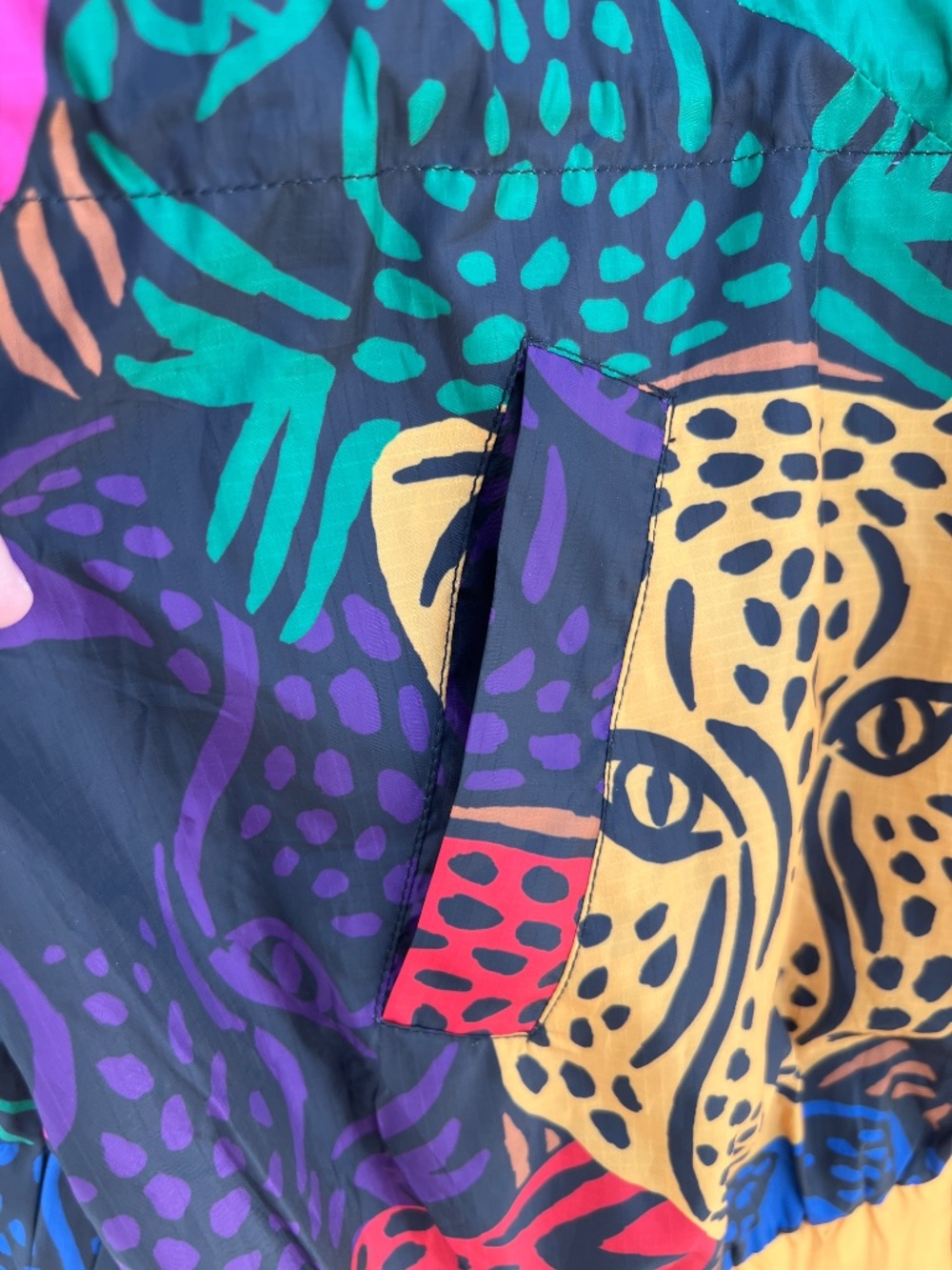FARM Rio Colorful Leopard Windbreaker - Picture 3 of 8